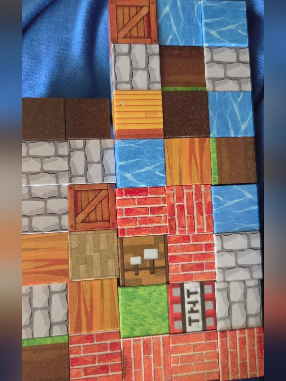 Minecraft Inspited Style Magnetic Building Blocks, Approx. 85
